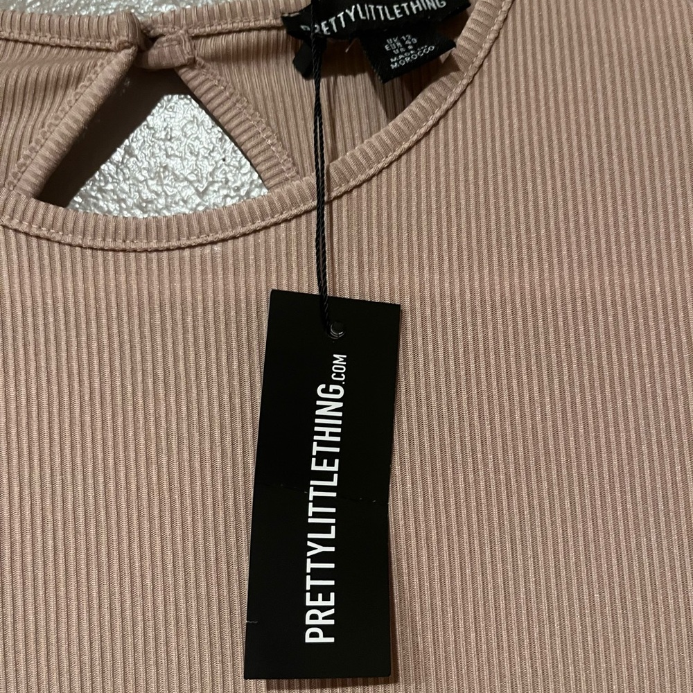 New nude  long sleeve thumb hole Jumpsuit